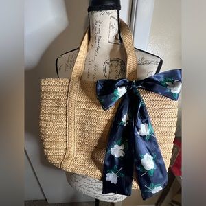 Draper James straw tote